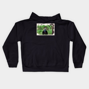 cassowary / Maléa is looking for the Kobold - children's book WolfArt Kids Hoodie